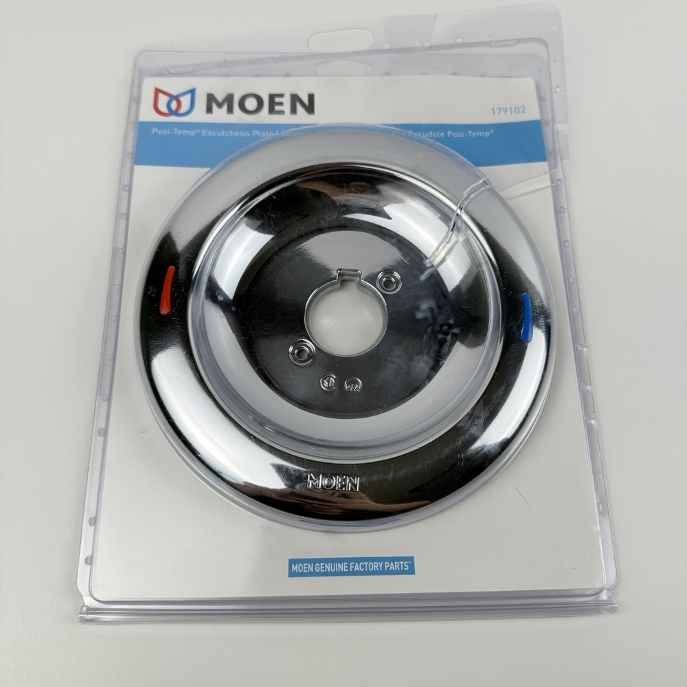 Moen Replacement Posi-Temp Escutcheon Only Chrome 179102